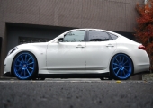  HRE 793RS TINTED BLUE 22inch on KY51 FUGA!!!